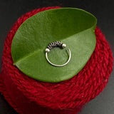 Spiral & Beads Nose Ring
