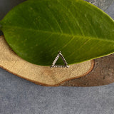 Love Triangle Nose Pin