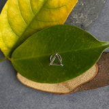 Love Triangle Nose Pin