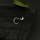 Tiny Crescent Moon Nose Pin