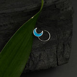 Blue Crescent Moon