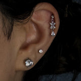 Zircon Flower Helix Droplets