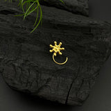 Sitara Nose Pin (Gold Plated)