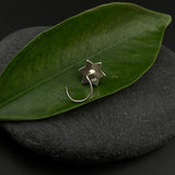 Pearl Marcasite Nose Pin