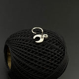 Zircon Crescent Moon Nose Pin