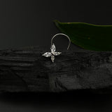 Zircon Butterfly Nose Pin