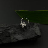 Four Zircon Stone Nose Pin