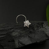 Zircon Flower Nose Pin
