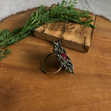 Blue Flower Ring