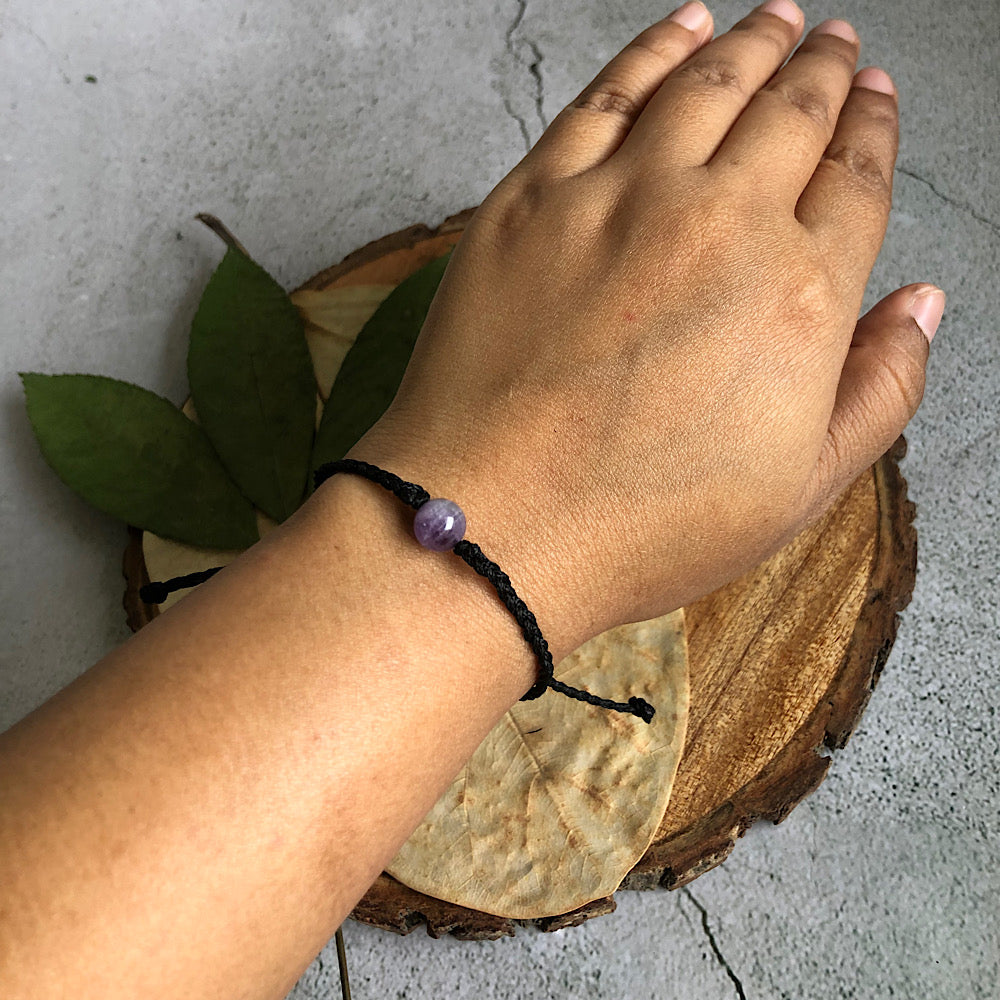 Jyokrish Handmade Adjustable Black thread With 1 Evil eye Nazariya bracelet  for Unisex |Men |
