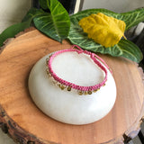 Pink Gold Sequins Bracelet