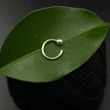 Silver Ball In A Ring
