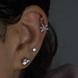 Snowflake Zircon Helix Drops