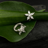 Pretty Zircon Helix Rings