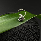 Silver Aarza Nose Pin