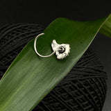 Silver Aarza Nose Pin