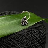 Silver Sea Shell Nose Pin