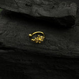 Floral Nose Clip- On (gold plated)