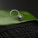 Flower Motif Nose Pin