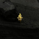 Floral Nose Clip- On (gold plated)