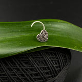 Trippy Heart Nose Pin