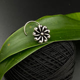 Trippy Flower Nose Pin