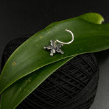 Silver Flora Nose Pins