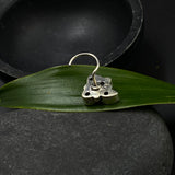 Silver Petals Nose Pin (Zircon)