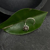 Tiny Zircon Flower Nose Pin