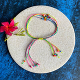 Beaded Neon Anklet