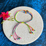 Beaded Neon Anklet