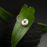 Silver Floral Cut Nose Pin