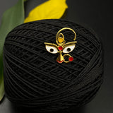 Maa Durga Nose Pin (Gold plated)