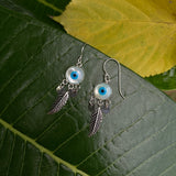 Evil Eye Dreamcatcher Earrings