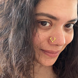 Tribe Vibe Nose Pin (gold plated)