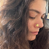 Medium Lunar Nose Pin (gold plated)