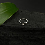 Single Zircon Nose Ring