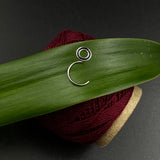 Black Hollow Nose Pin