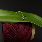 Black Hollow Nose Pin