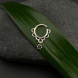 Hanging Flower Septum Ring
