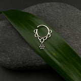 Hanging Flower Septum Ring