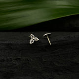 Zircon Petals Nose Pin(Screw)