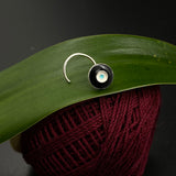 Black Evil Eye Nose Pin