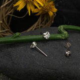 Heart Zircon Ear studs