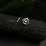 Zircon Peacock Nose Pin