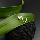 Red Meena Nose Pin