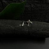 Zircon Flower Petals Nose Pin