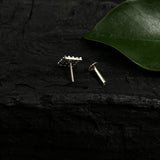 Zircon Square Nose Pin