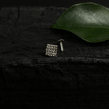 Zircon Square Nose Pin