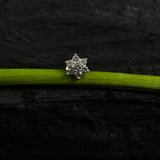 Zircon Flower Nose Pin